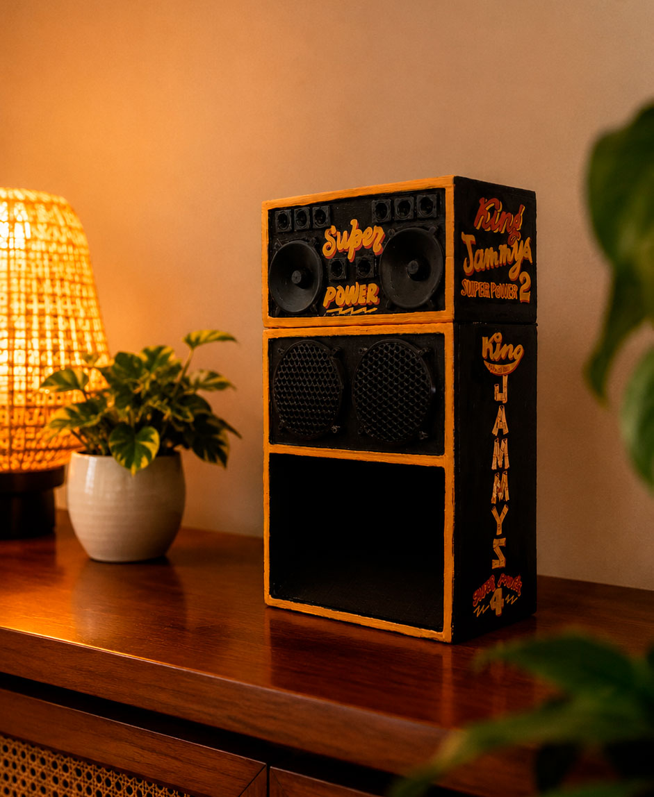 Conesonic handmade miniature sound system