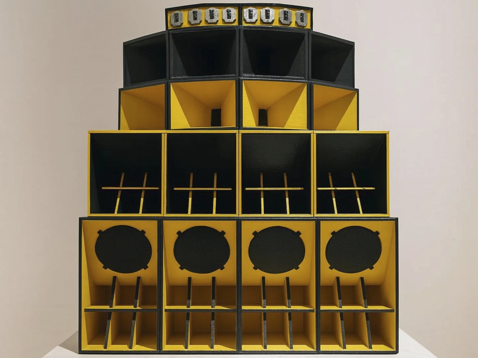 Custom Conesonic miniature sound system
