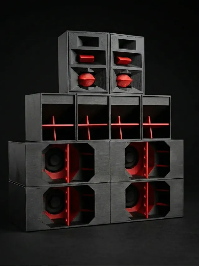 Custom Conesonic miniature sound system