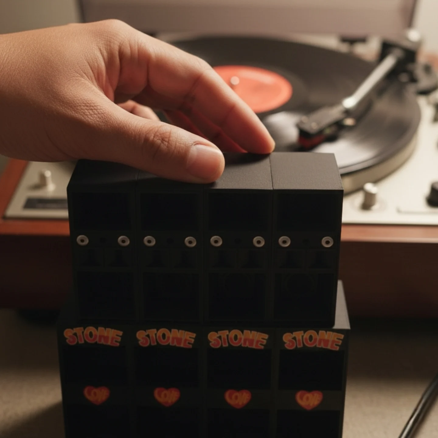 Conesonic sound system detail in a real-life setup